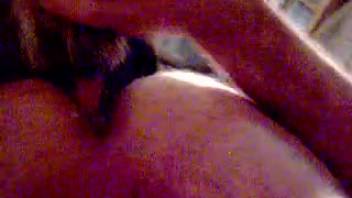 Detailed view of anal intercourse in homemade bestiality footage
