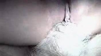 Hairy vagina intercourse clips featuring a nude solitary housewife