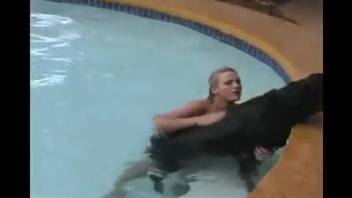 Attractive female relishes an intense canine penis pounding her in an ideal explicit scene.