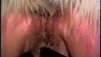 Mature woman with massive breasts in wild homemade bestiality video
