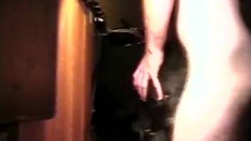 Guy is eager to dominate and roughly fuck the wild woman until she submits