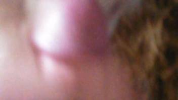 Hot babe tonguing that tasty cock everywhere