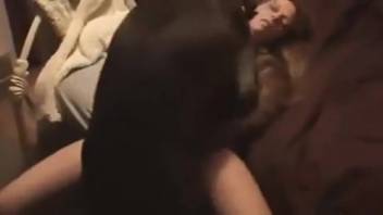 Sexy chick with a steamy vagina being fucked doggy style