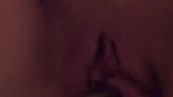 Close-up animal sex film featuring an flawless orifice