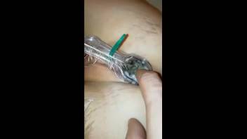 Guy masturbates and fingers his ass in a steamy solo session