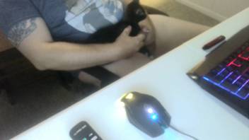 Guy craves to screw his cat but resists the urge to do it