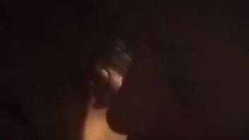 Intimate audition of a guy intensely thrusting into a beast